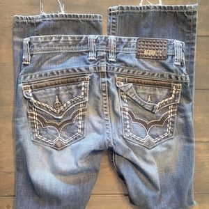 Affliction Cooper Size 32 x 30 Relaxed Boot Black Premium